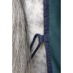 Horseware Amigo Amigo Jersey Pony Cooler - Dynasty Green/Navy & Silver in Dynasty Green/Navy & Silver
