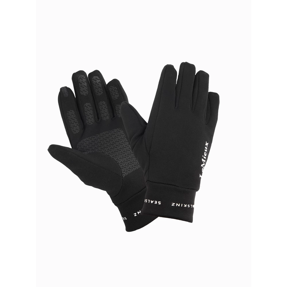 LeMieux x Sealskinz Lightweight Waterproof Glove  - Black in Black