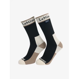 LeMieux x Sealskinz Waterproof Socks  - Black in Black