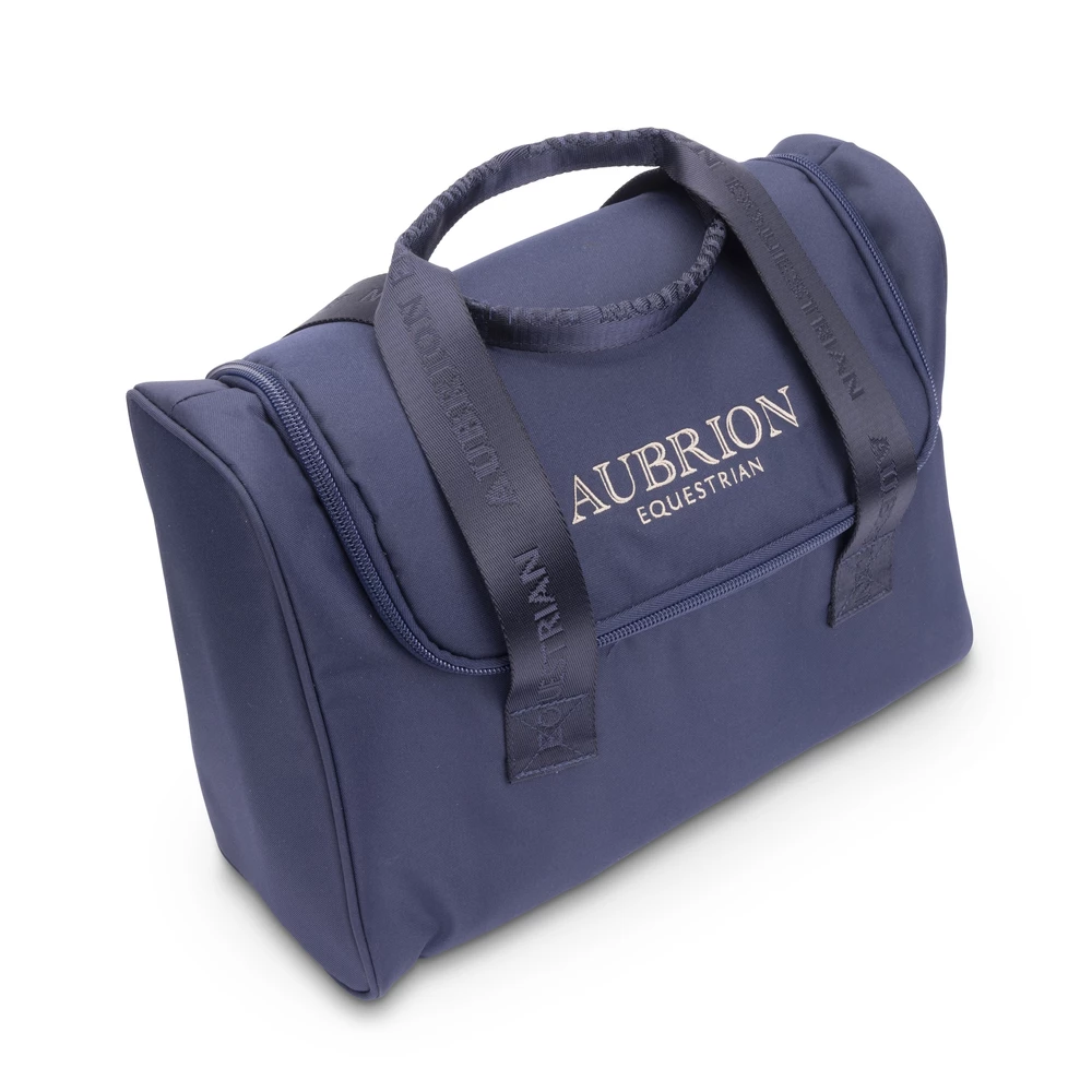Aubrion Equestrian Grooming Kit Bag - Navy in Navy