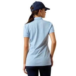 Ariat Womens Bandera 1/4 Zip Short Sleeve Polo - St. Tropez in St. Tropez