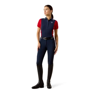 Ariat Taryn Polo - Navy/Red in Navy/Red