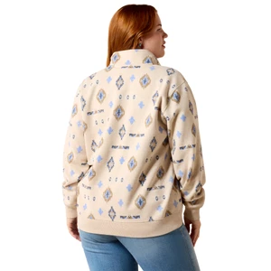 Ariat Sapphire 1/2 Zip Sweatshirt - Oatmeal Heather in Oatmeal Heather