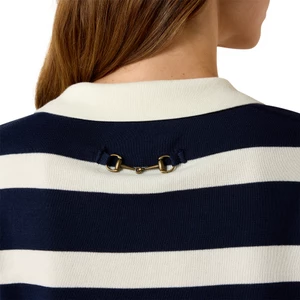 Ariat Womens Langsett Sweater - Navy Stripe in Navy Stripe
