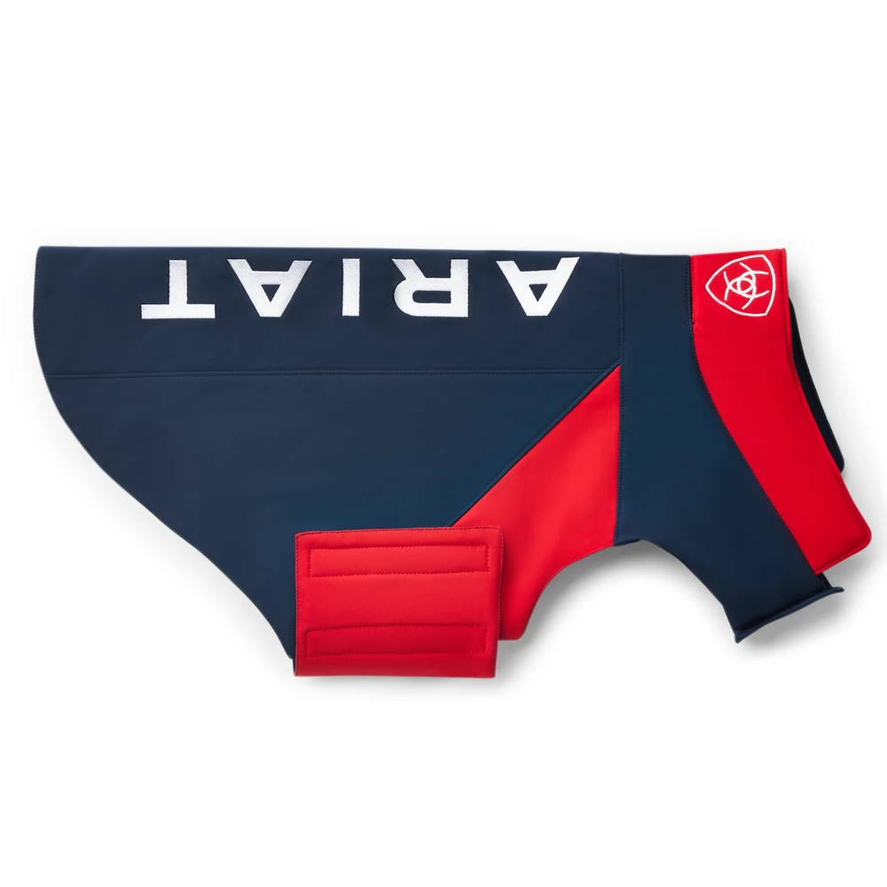 Ariat Team Softshell Dog Jacket Team - Navy/Red in Navy/Red