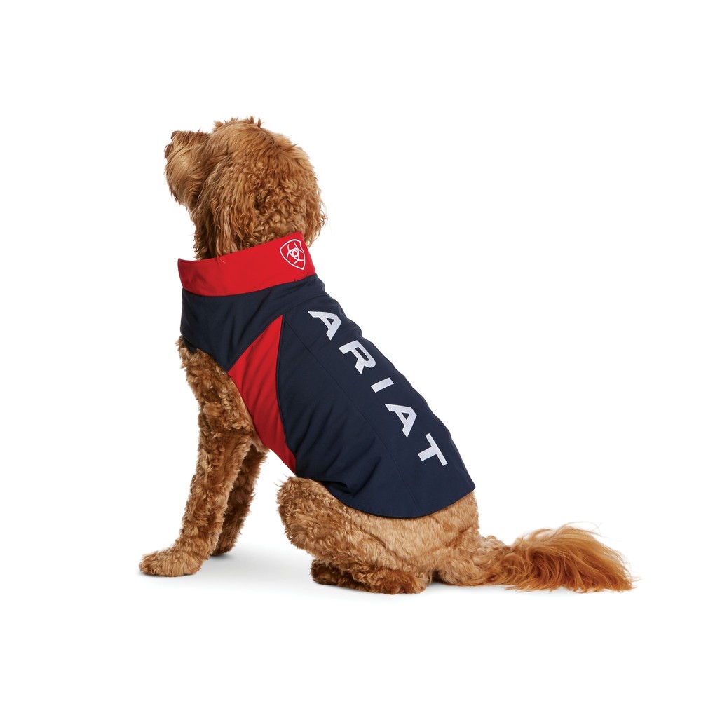Ariat Team Softshell Dog Jacket Team - Navy/Red 