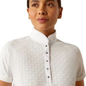 Ariat Womens Showstopper X Short Sleeve Show Shirt - White in White