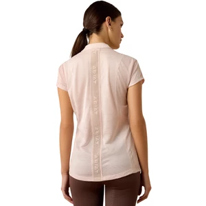 Ariat Womens Breathe 1/2 Zip Cap Sleeve Baselayer - Sepia Rose in Sepia Rose