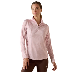 Ariat Womens Sunstopper 3.0 Long Sleeve Baselayer - Sepia Rose Horse Park in Sepia Rose Horse Park