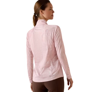 Ariat Womens Sunstopper 3.0 Long Sleeve Baselayer - Sepia Rose Horse Park in Sepia Rose Horse Park
