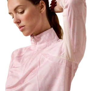 Ariat Womens Sunstopper 3.0 Long Sleeve Baselayer - Sepia Rose Horse Park in Sepia Rose Horse Park