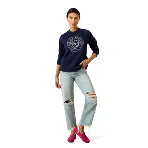 Ariat Womens Martine Sweatshirt - Navy in Navy