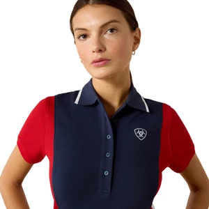 Ariat Taryn Polo - Navy/Red in Navy/Red