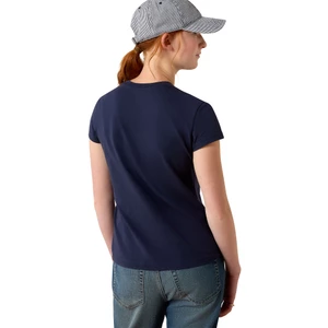 Ariat Vertical Logo T-Shirt - Navy/Red 