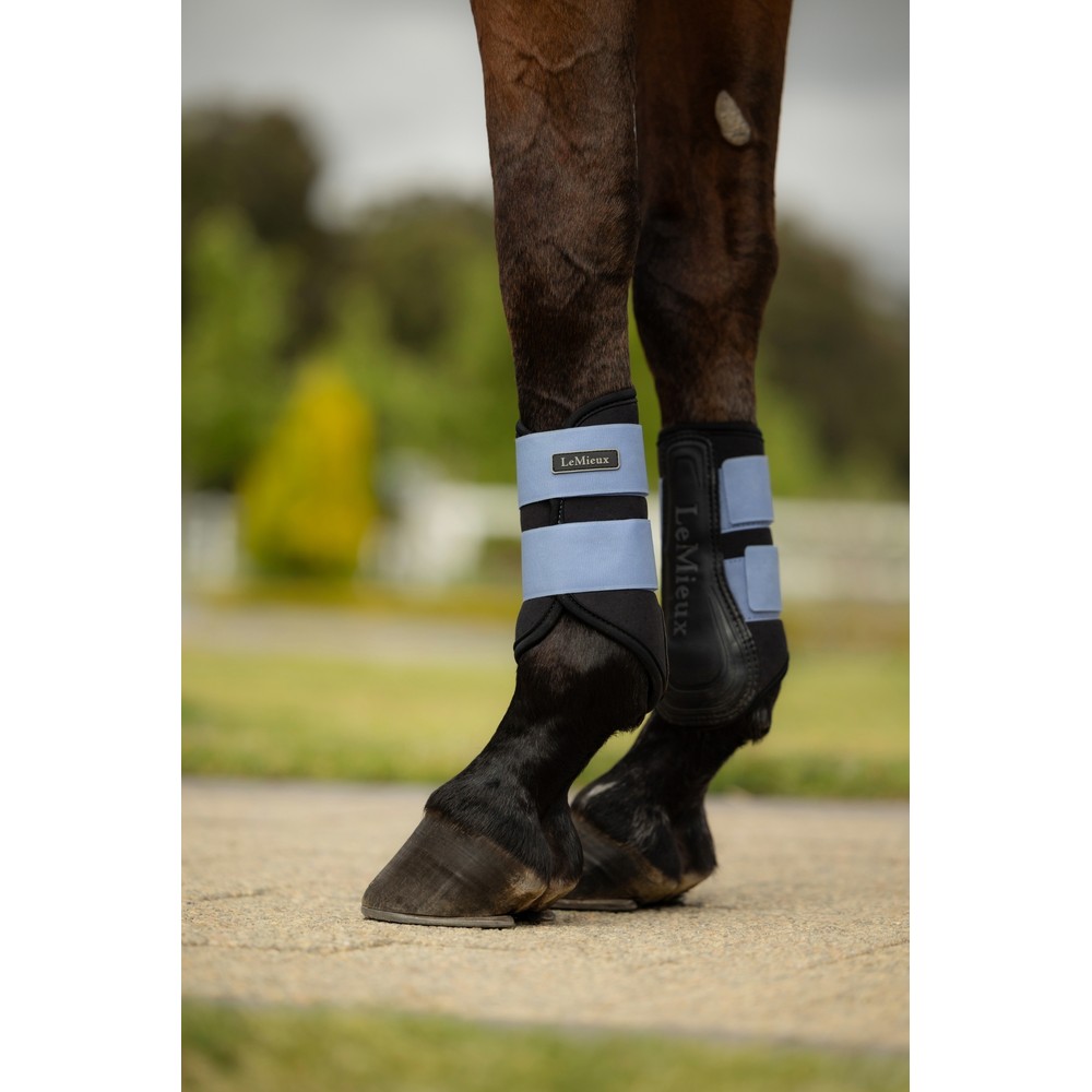 LeMieux Air-Tek Grafter Brushing Boots - Powder Blue 