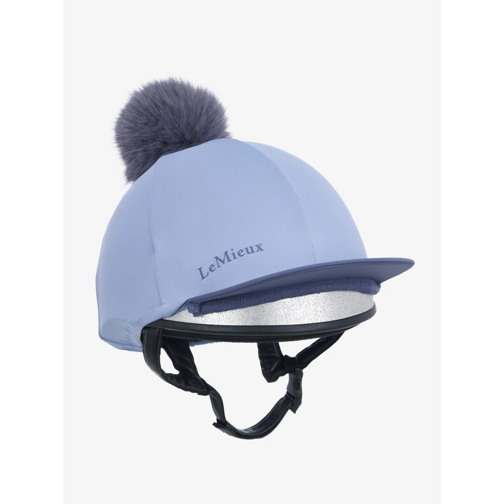 LeMieux Classique Pom Hat Silk - Powder Blue in Powder Blue