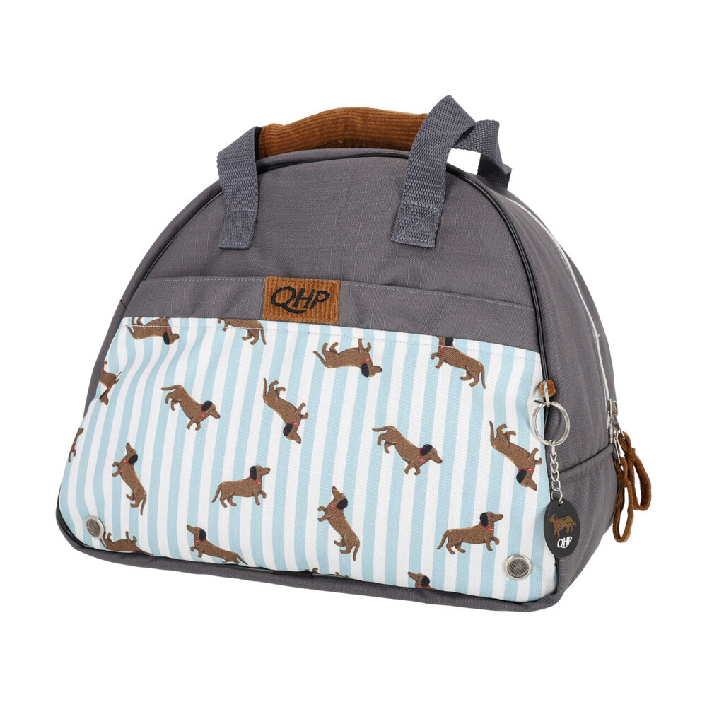 QHP Safety helmet bag Stable Buddy - Dachshund in Dachshund