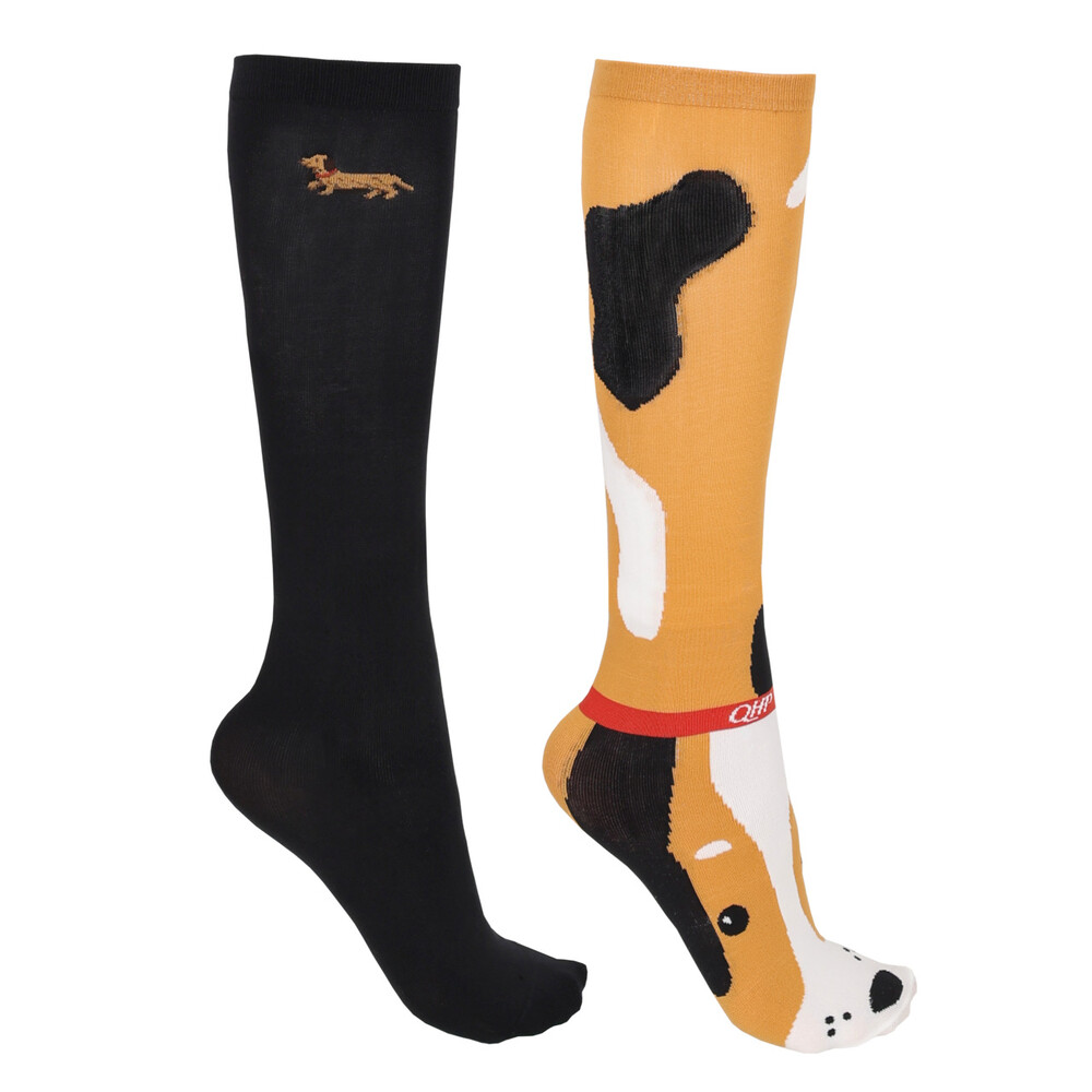 QHP Knee stockings gift box Stable buddy (2-pack) - Stable Buddy in Stable Buddy