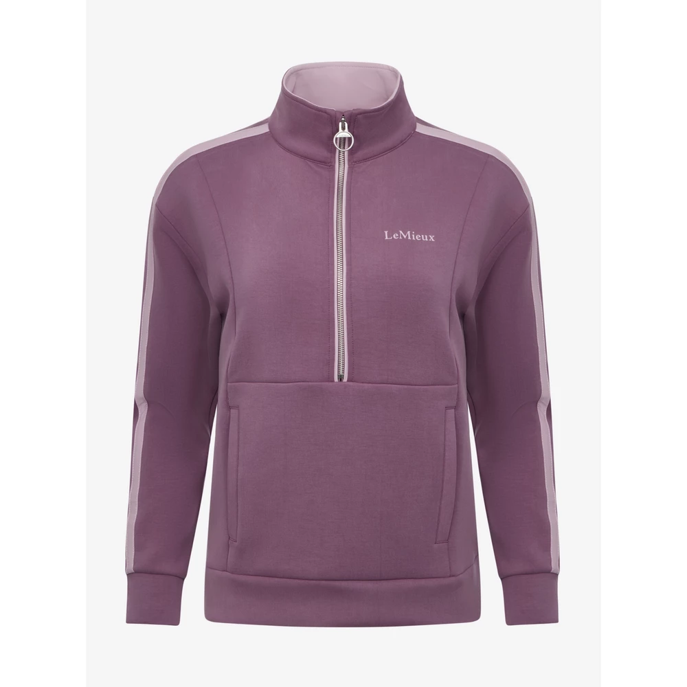 LeMieux Connie Half Zip Sweat - Mallow in Mallow