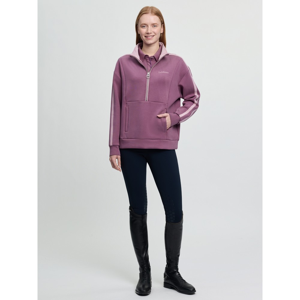 LeMieux Connie Half Zip Sweat - Mallow