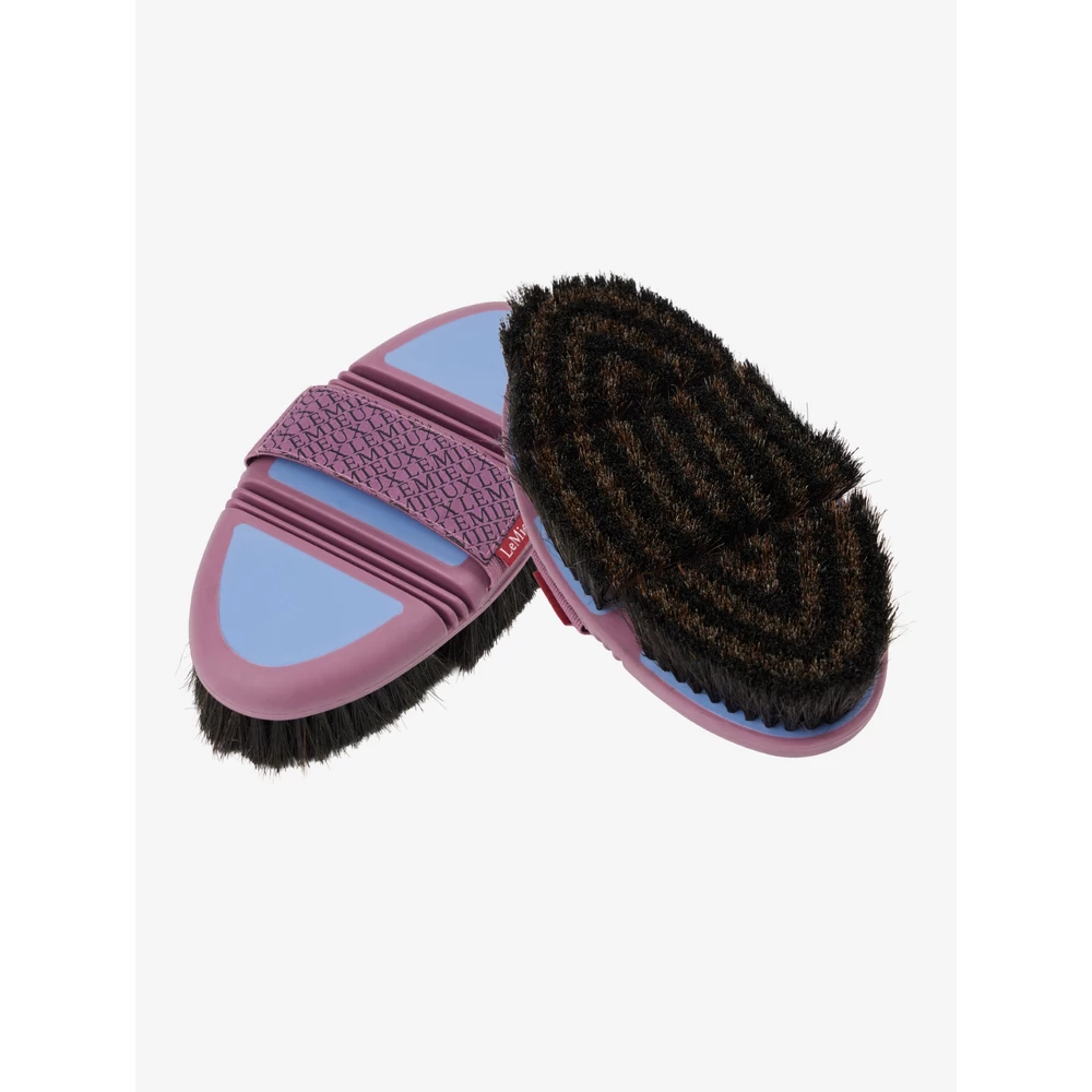 LeMieux Flexi Horse Hair Body Brush - Powder Blue in Powder Blue