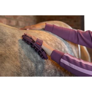 LeMieux Flexi Massage Brush - Powder Blue 