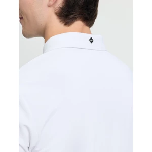 LeMieux Mens Short Sleeve Show Shirt - White in White