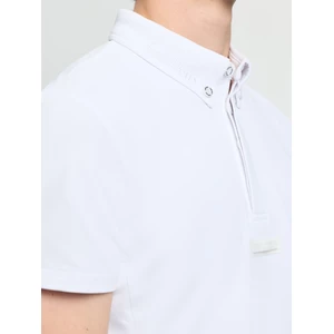LeMieux Mens Short Sleeve Show Shirt - White in White