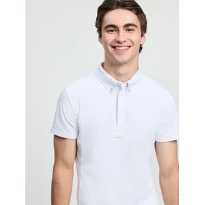LeMieux Mens Short Sleeve Show Shirt - White in White