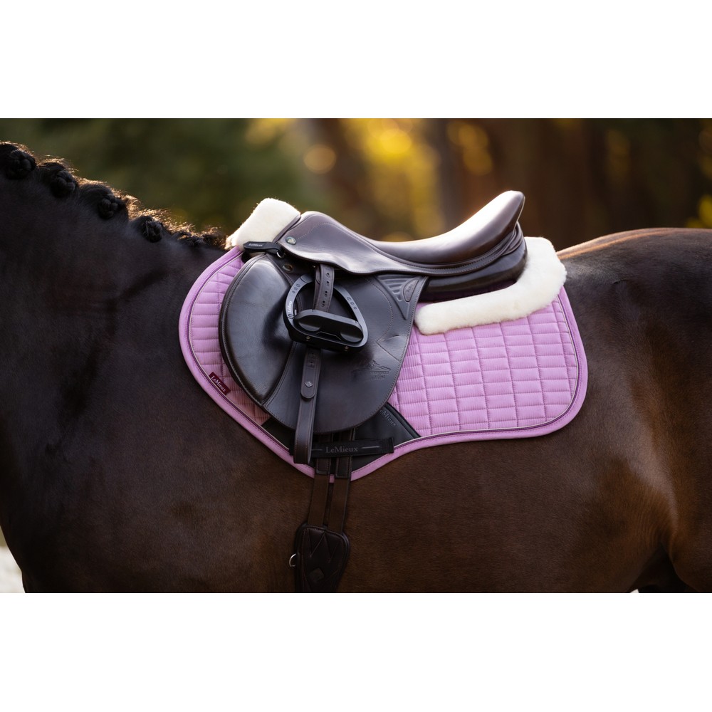 LeMieux Merino+ Suede Close Contact Square - Fondant 