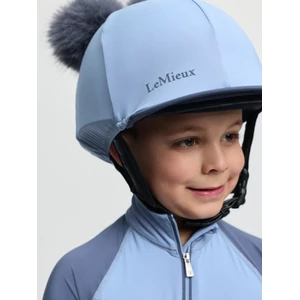 LeMieux Mini Double Pom Hat Silk - Powder Blue in Powder Blue