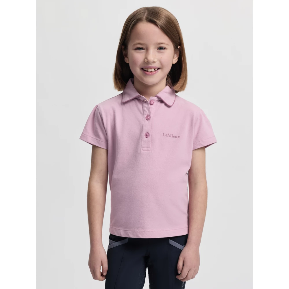LeMieux Mini Polo Shirt - Fondant in Fondant