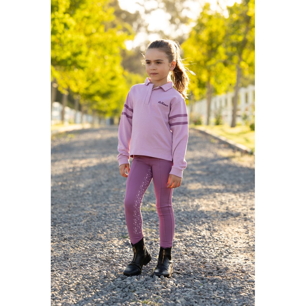 LeMieux Mini Robbie Rugby Shirt - Mallow 