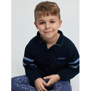 LeMieux Mini Robbie Rugby Shirt - Navy in Navy