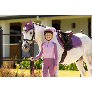 LeMieux Mini Suede Close Contact Square - Mallow 