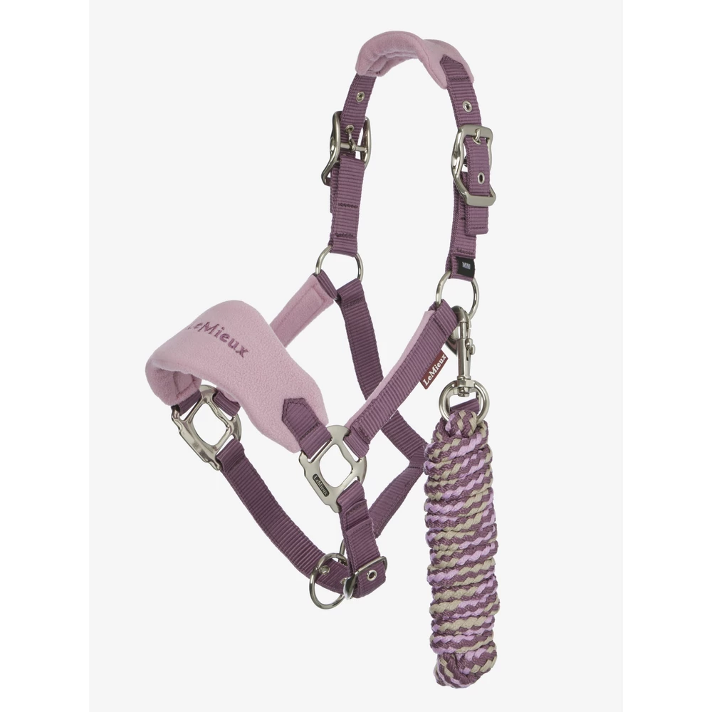 LeMieux Mini Vogue Headcollar & Leadrope - Mallow in Mallow