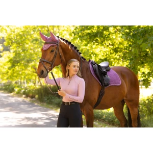 LeMieux Suede Close Contact Square - Mallow in Mallow