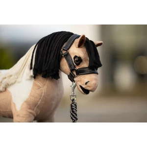 LeMieux Toy Pony Leather Headcollar & Leadrope - Black 