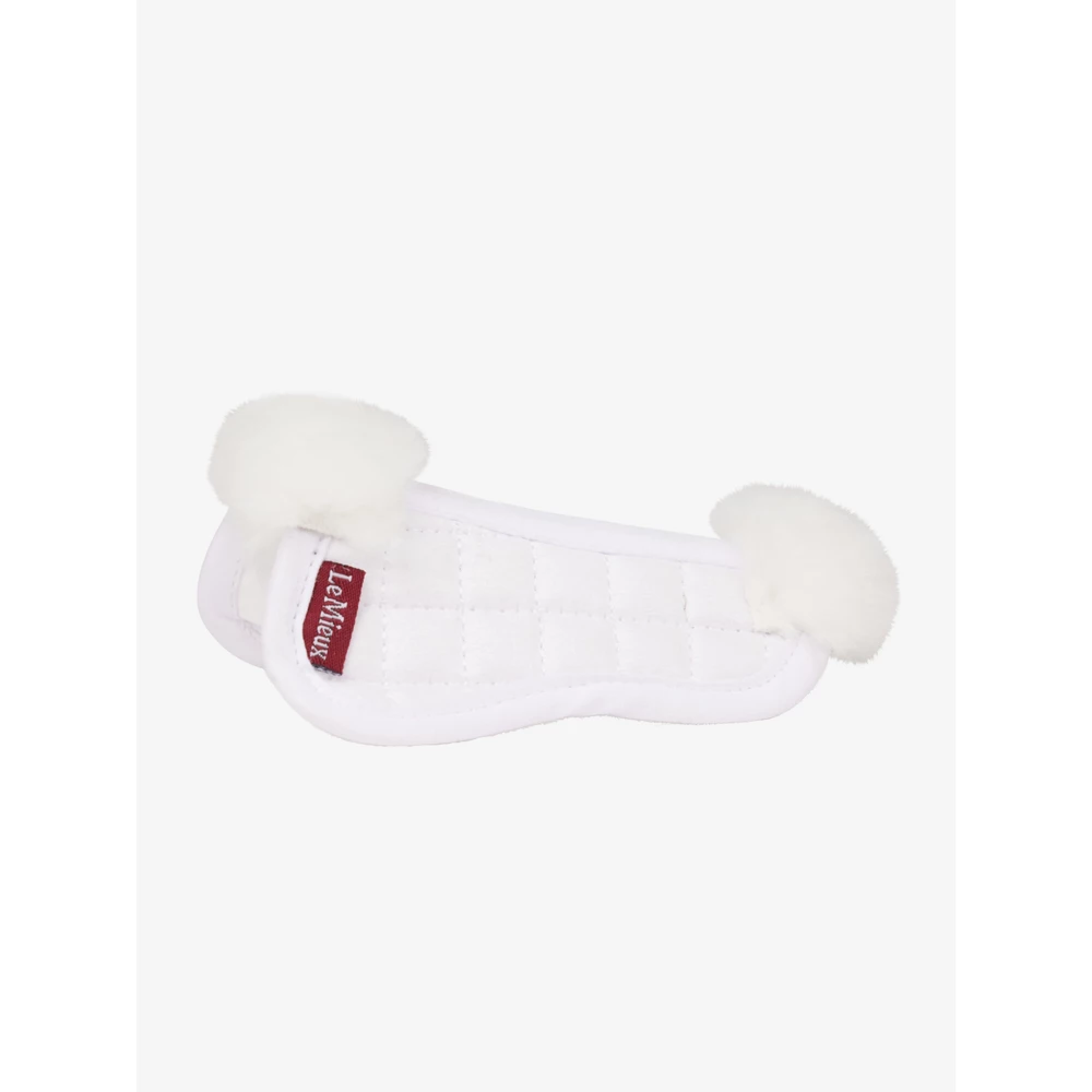 LeMieux Toy Pony Merino Half Pad - White in White