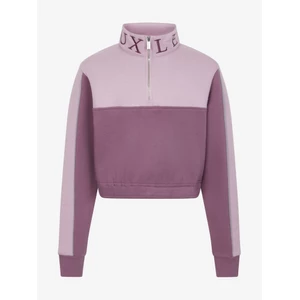 LeMieux Young Rider Cropped Kate Quarter Zip - Mallow in Mallow