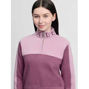 LeMieux Young Rider Cropped Kate Quarter Zip - Mallow in Mallow