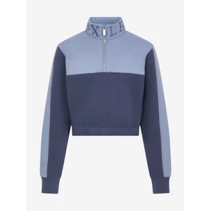 LeMieux Young Rider Cropped Kate Quarter Zip - Shadow in Shadow