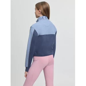 LeMieux Young Rider Cropped Kate Quarter Zip - Shadow in Shadow