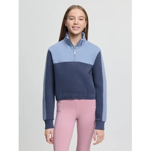 LeMieux Young Rider Cropped Kate Quarter Zip - Shadow in Shadow