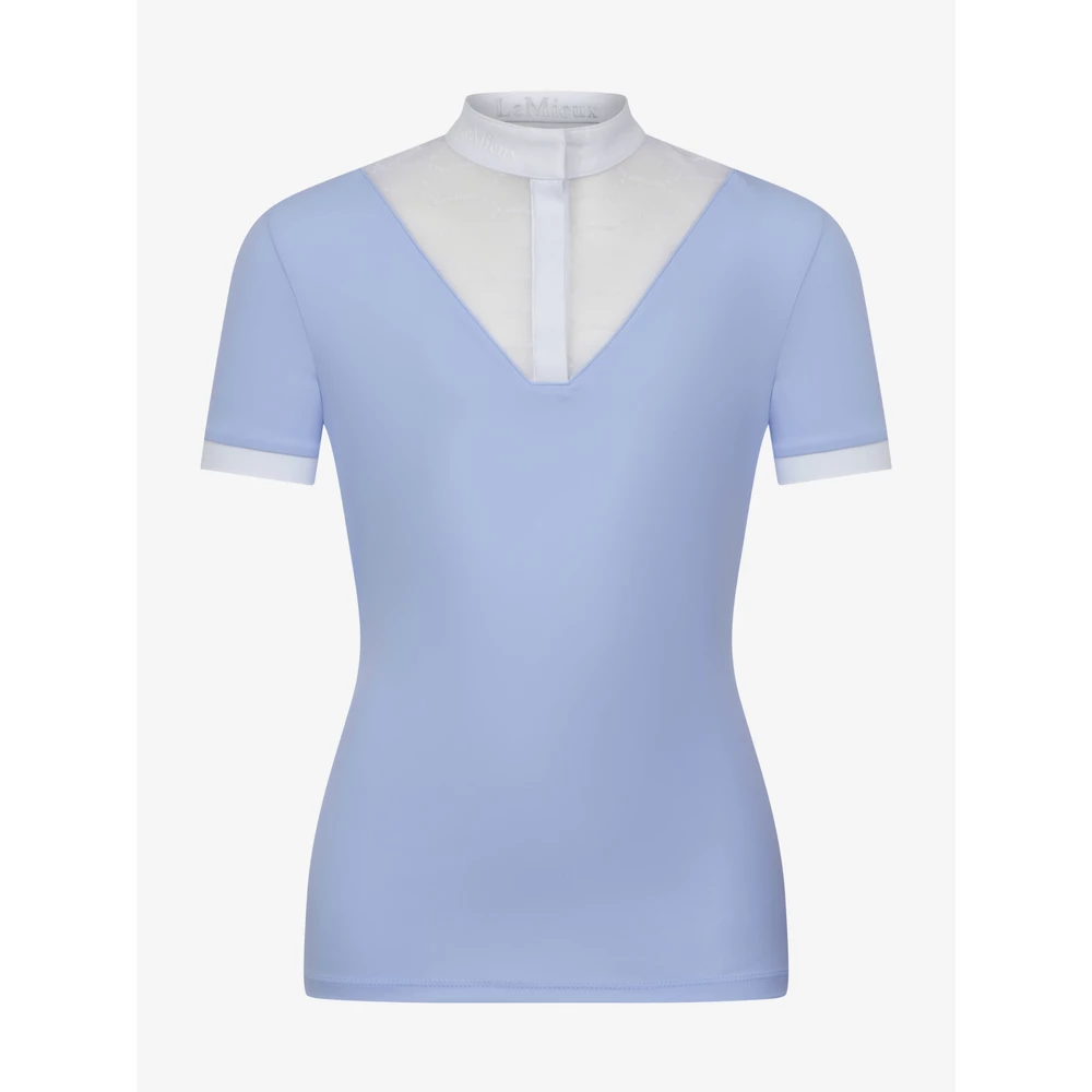 LeMieux Young Rider Eva Short Sleeve Show Shirt - Mist in Mist