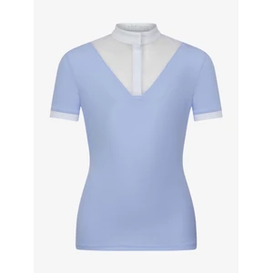 LeMieux Young Rider Eva Short Sleeve Show Shirt - Mist in Mist