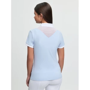 LeMieux Young Rider Eva Short Sleeve Show Shirt - Mist in Mist
