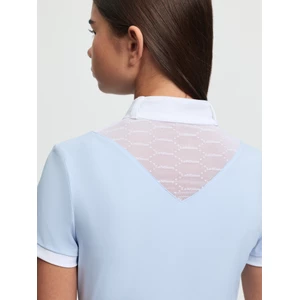 LeMieux Young Rider Eva Short Sleeve Show Shirt - Mist in Mist