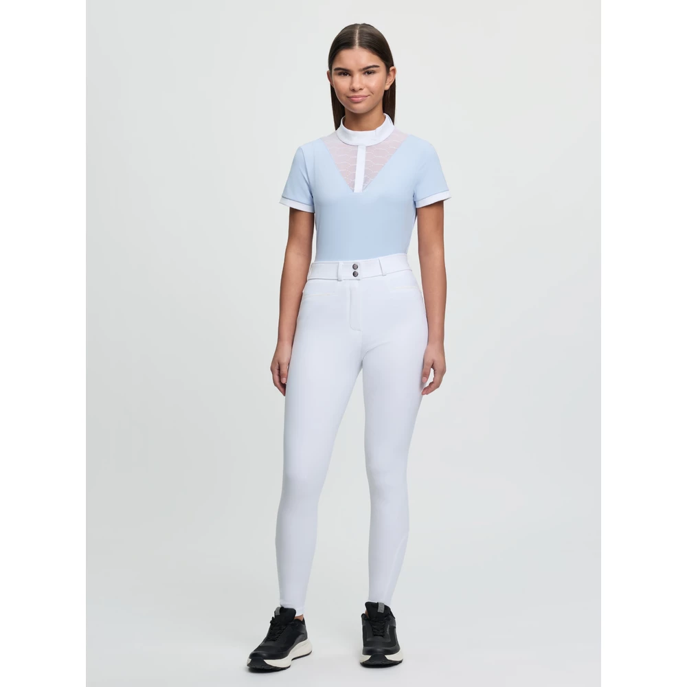 LeMieux Young Rider Izzy Full Seat Breech - White in White