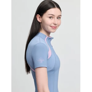 LeMieux Young Rider Mia Mesh Base Layer - Powder Blue in Powder Blue